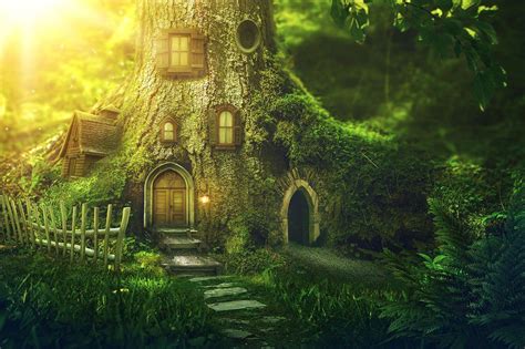 Enchanted magical dwelling